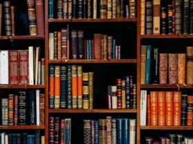 Estanteria con libros fisicos